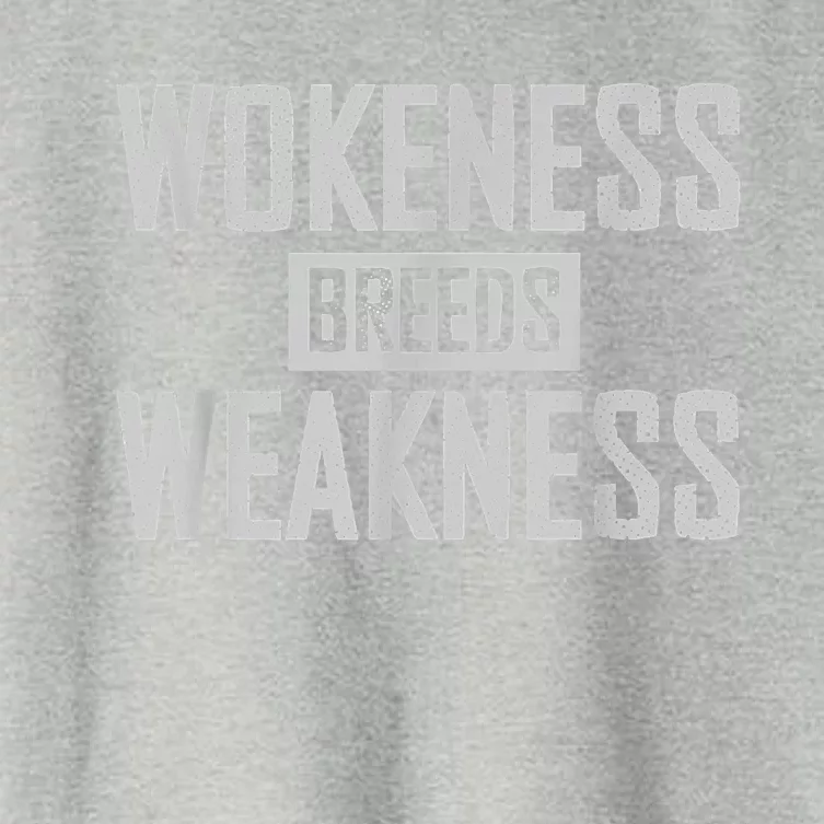 Wokeness Breeds Weakness Women's Crop Top Tee