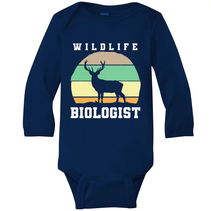 Wildlife Biologist Wildlife Biologist Baby Long Sleeve Bodysuit