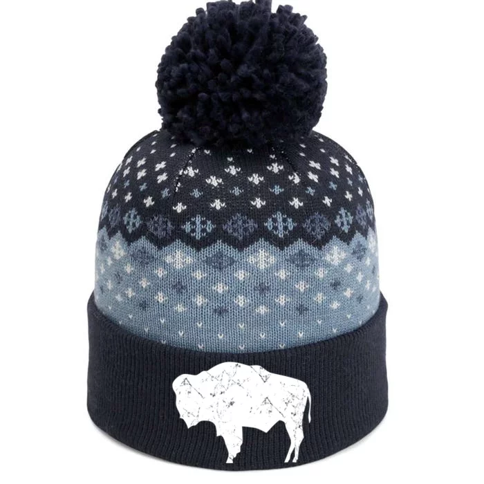 Wyoming Bison The Baniff Cuffed Pom Beanie