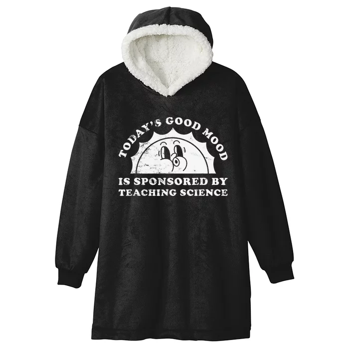 Wo Black Woman Teacher, Celebrate and Honor Black Educators Hooded Wearable Blanket