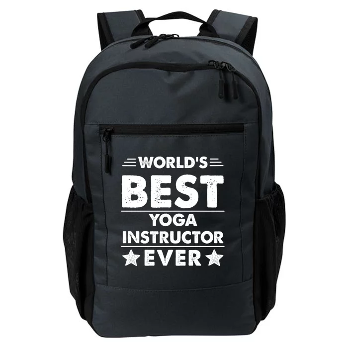 Worlds Best Yoga Instructor Ever Gift Daily Commute Backpack