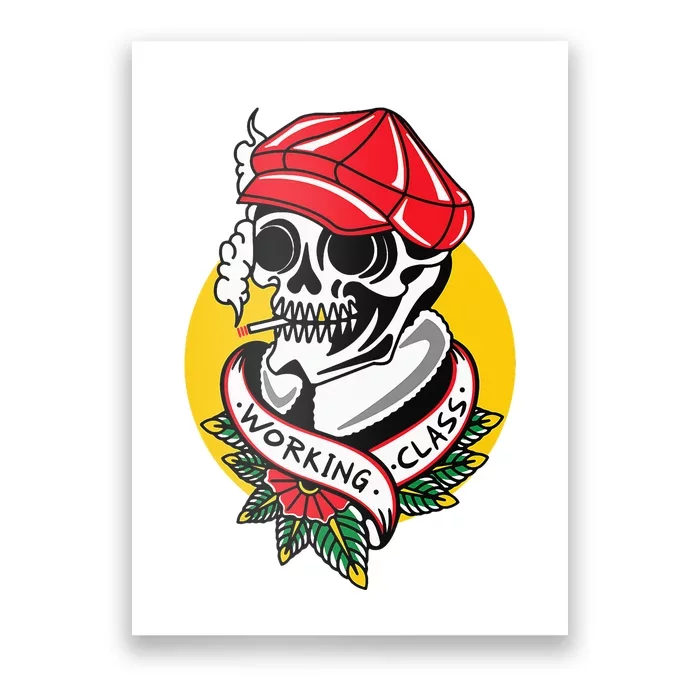 Working Class American Traditional Tattoo Old School Flash Poster