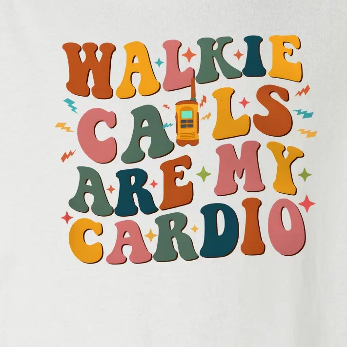 Walkie Calls Are My Cadio Sped Teacher Toddler Long Sleeve Shirt