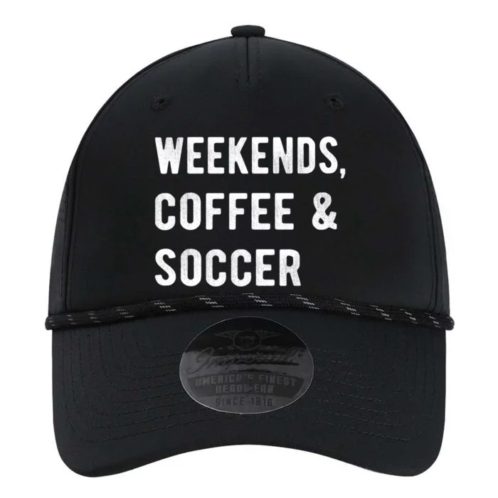 Weekends Coffee And Soccer Sports Fan Dad Soccer Mom Gift Performance The Dyno Cap