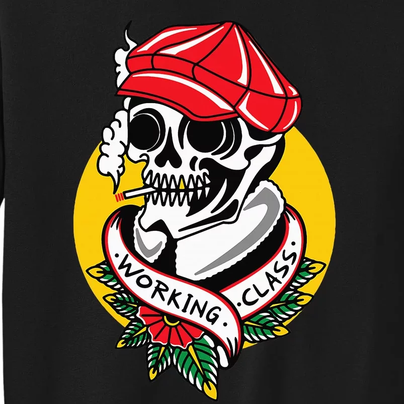 Working Class American Traditional Tattoo Old School Flash Sweatshirt