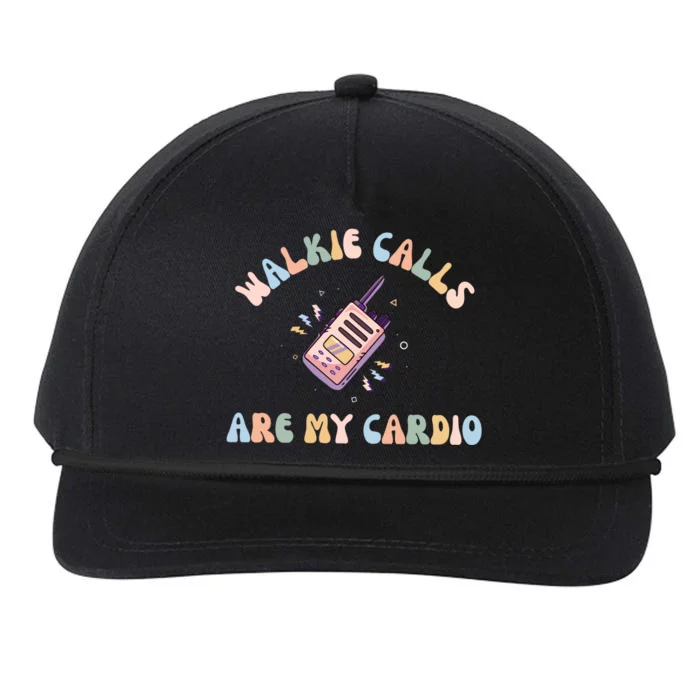 Walkie Calls Are My Cardio Special Education Teacher Snapback Five-Panel Rope Hat