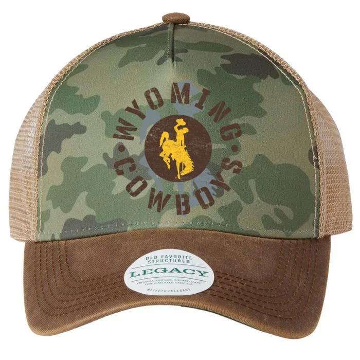 Wyoming Cowboys Apparel Roundup Funny Gift Legacy Tie Dye Trucker Hat