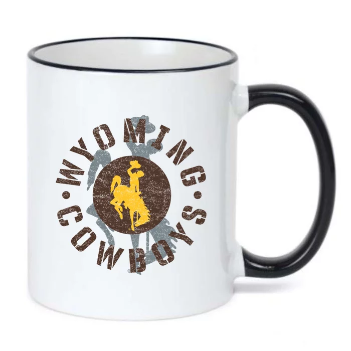 Wyoming Cowboys Apparel Roundup Funny Gift Black Color Changing Mug