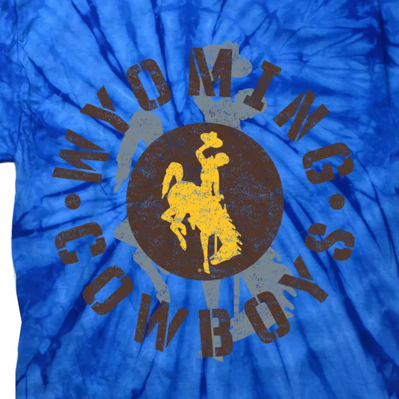 Wyoming Cowboys Apparel Roundup Funny Gift Tie-Dye T-Shirt