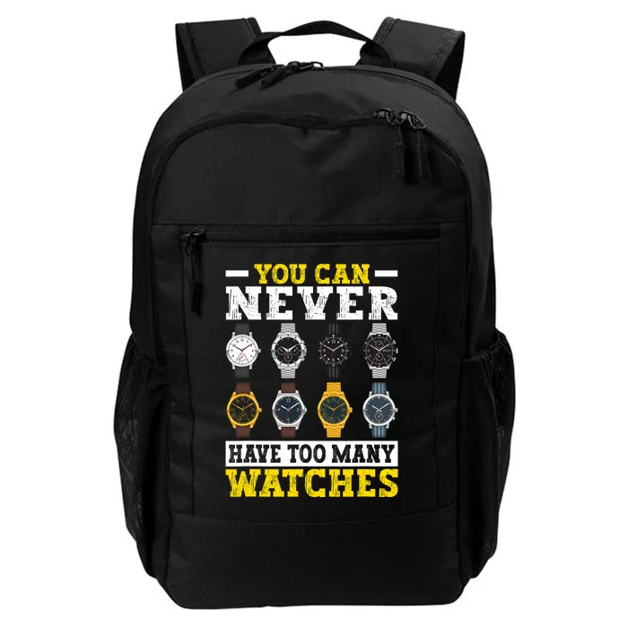 Watches Collector Addict Enthusiast Horologist Daily Commute Backpack