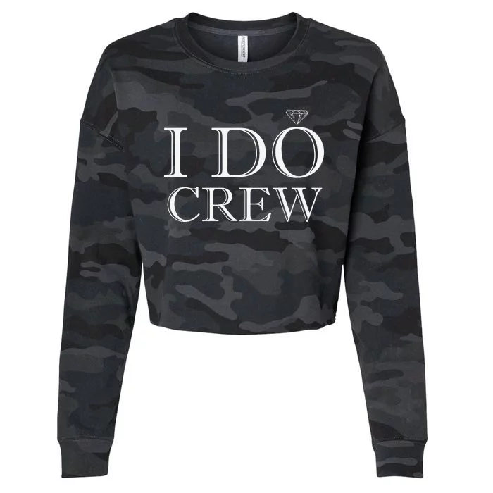 Wedding Crew Apparel I Do Crew Cropped Pullover Crew