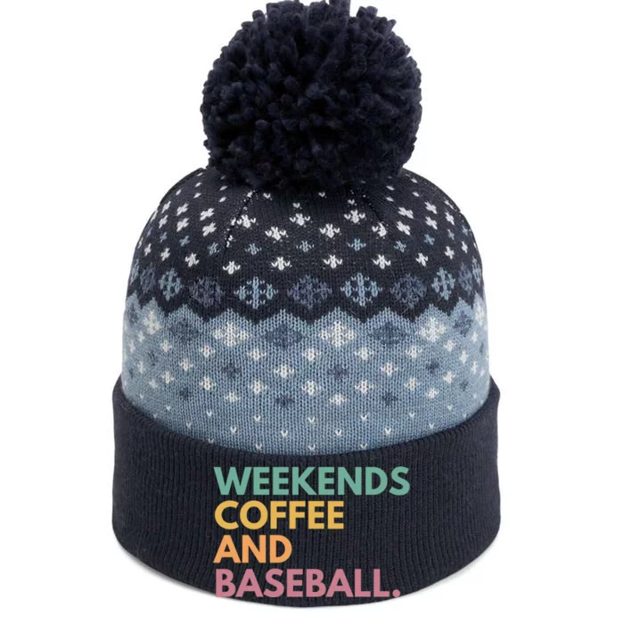 Weekends Coffee And Baseball The Baniff Cuffed Pom Beanie