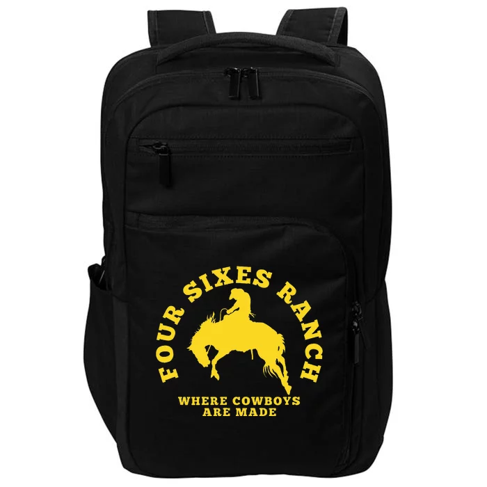 Where Cowboys Are Made Four Sixes Ranch Impact Tech Backpack