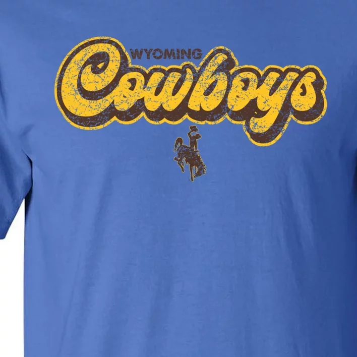 Wyoming Cowboys Apparel Bubble Script Gift Tall T-Shirt