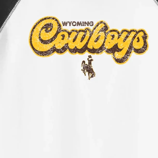 Wyoming Cowboys Apparel Bubble Script Gift Toddler Fine Jersey T-Shirt