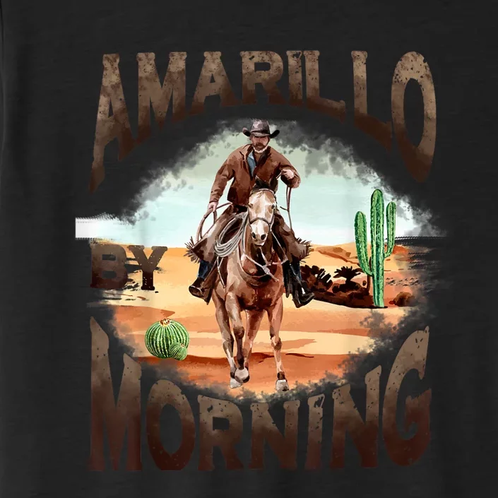 Western Cowboy Amarillo By Morning Country Music ChromaSoft Performance T-Shirt