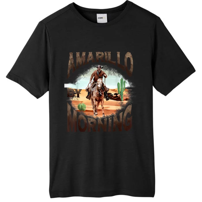 Western Cowboy Amarillo By Morning Country Music ChromaSoft Performance T-Shirt