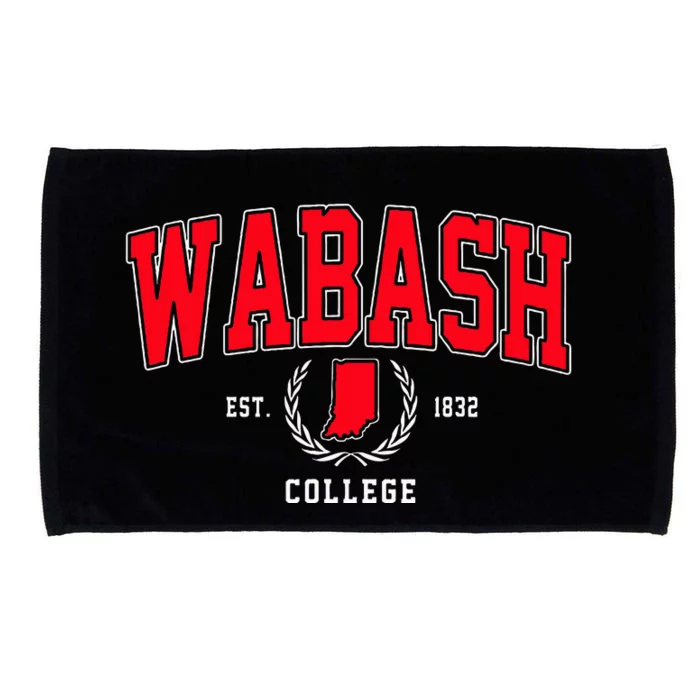 Wabash College Arch Microfiber Hand Towel