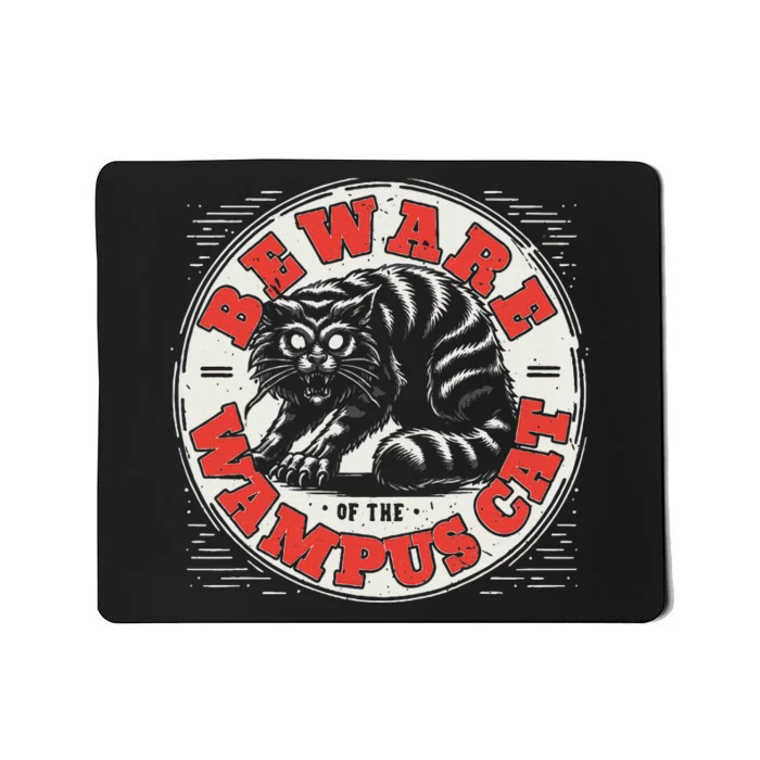 Wampus Cat American Folklore Cryptozoology Cryptid Mousepad