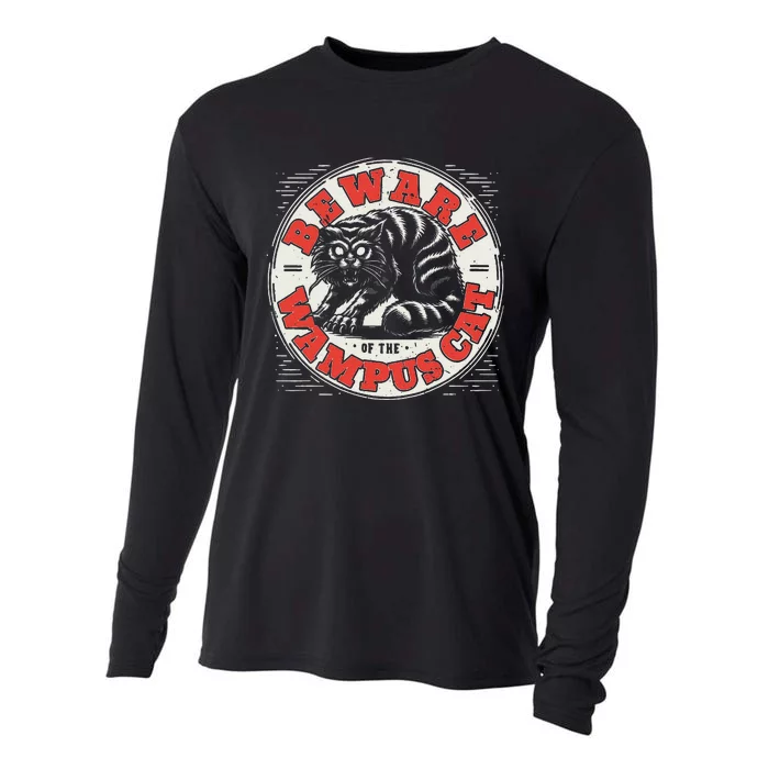 Wampus Cat American Folklore Cryptozoology Cryptid Cooling Performance Long Sleeve Crew