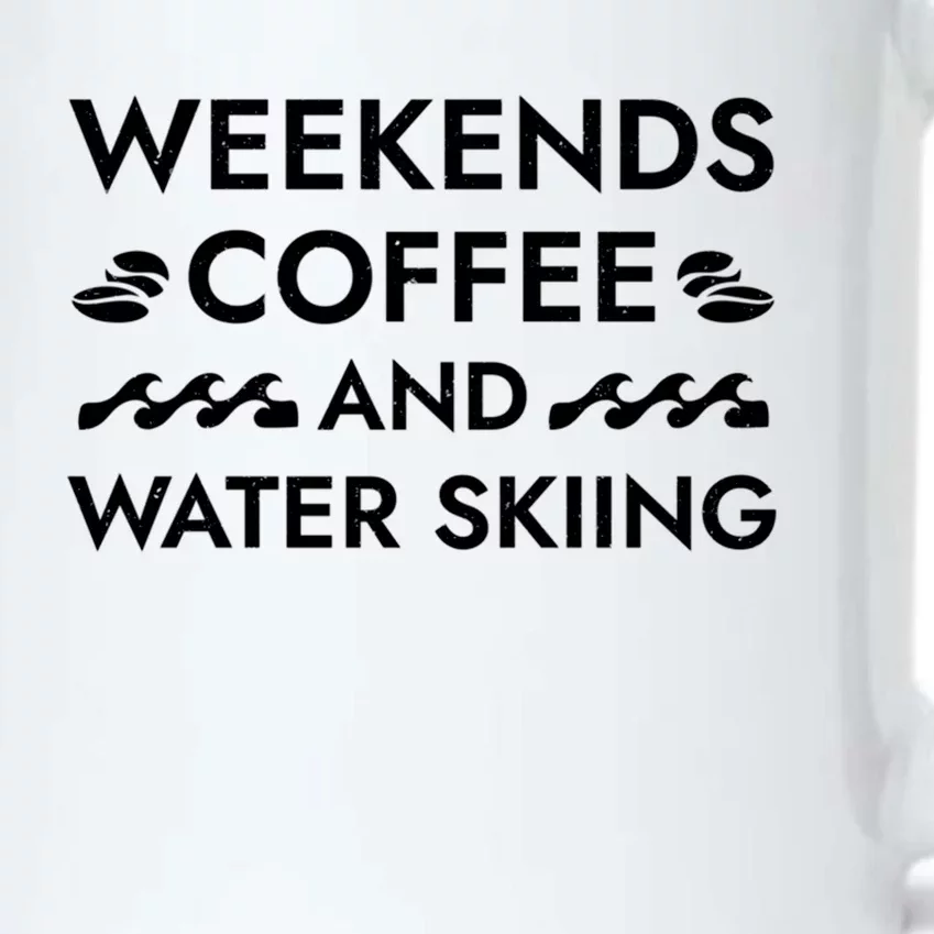 Weekends Coffee And Water Skiing Sayings Water Ski Quotes Cool Gift Black Color Changing Mug