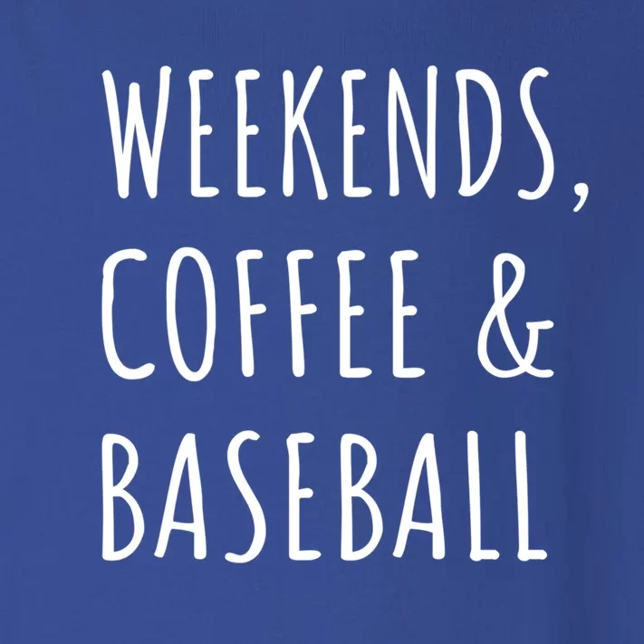 Weekends Coffee And Baseball Sports Fan Dad Baseball Mom Gift Toddler Long Sleeve Shirt