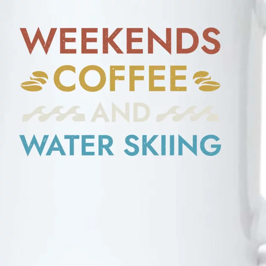 Weekends Coffee And Water Skiing Sayings Water Ski Quotes Gift Black Color Changing Mug