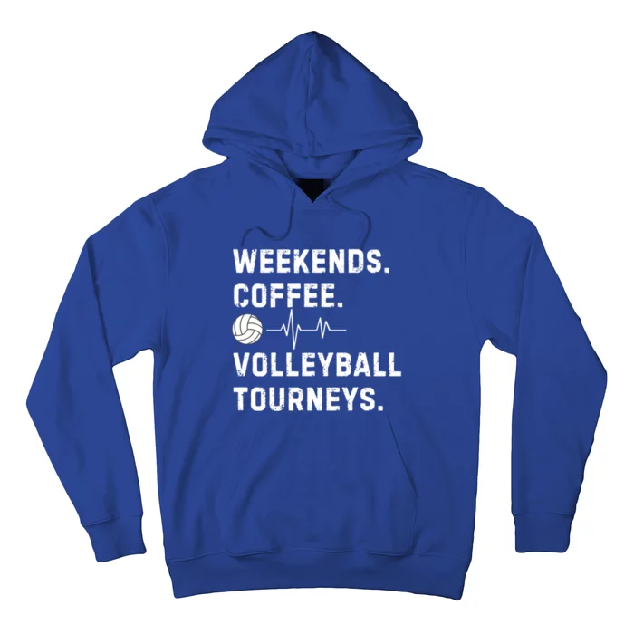 Weekend Coffee And Volleyball Moms Cute Gift Hoodie