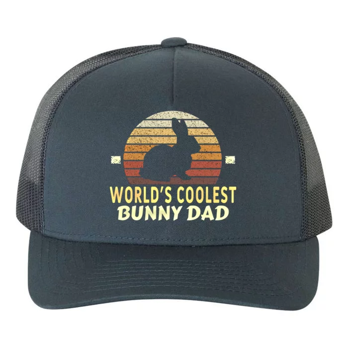 Worlds Coolest Bunny Dad Pet Cute Rabbit Great Gift Yupoong Adult 5-Panel Trucker Hat