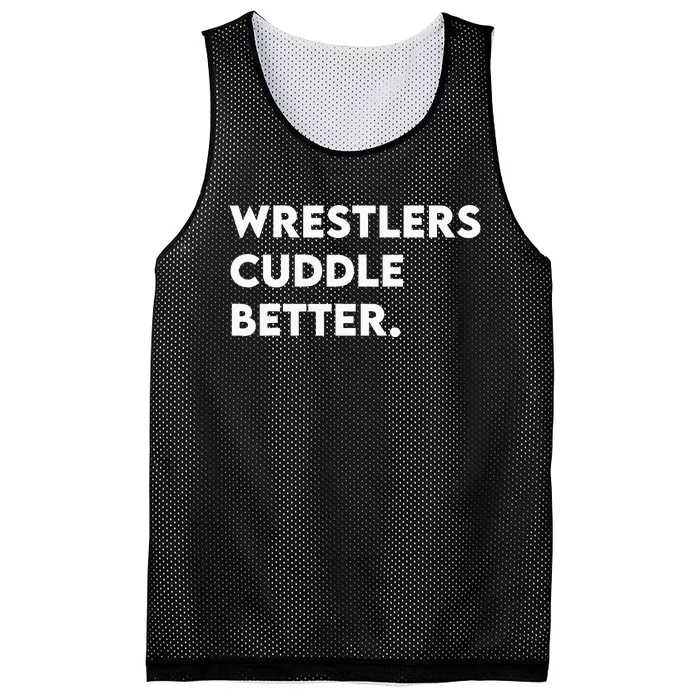 Wrestlers Cuddle Better Wrestling Mesh Reversible Basketball Jersey Tank