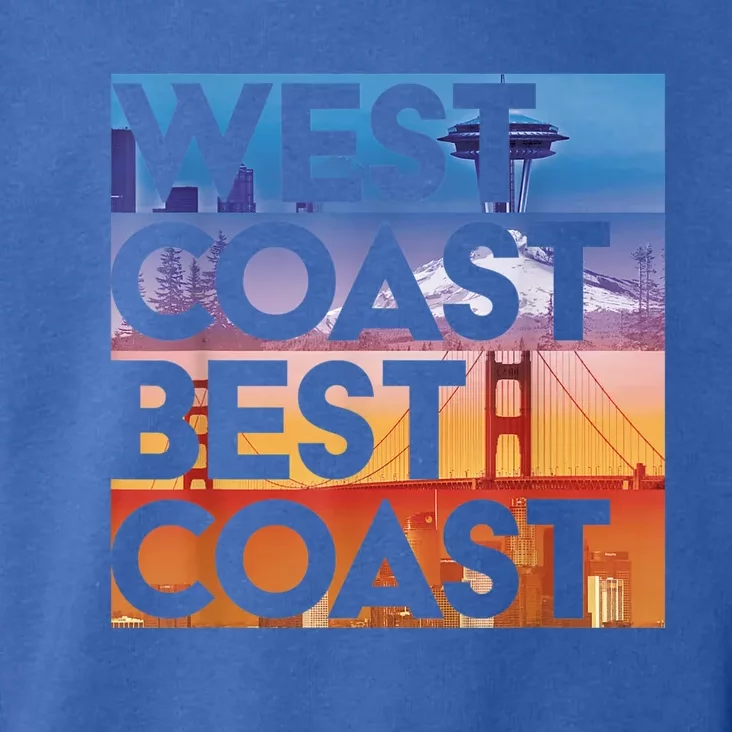 West Coast Best Coast | SEA/PO/SF/LA Graphic Toddler Hoodie