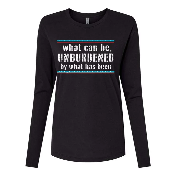 What Can Be Unburdened By What Has Been Cool Womens Cotton Relaxed Long Sleeve T-Shirt