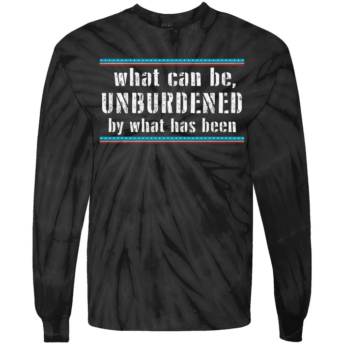 What Can Be Unburdened By What Has Been Cool Tie-Dye Long Sleeve Shirt