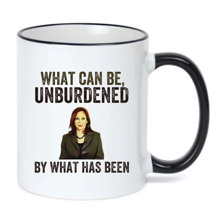 What Can Be Unburdened By What Has Been Black Color Changing Mug