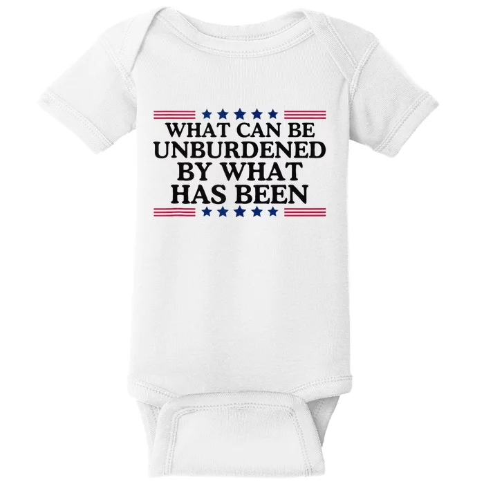 What Can Be Unburdened By What Has Been Baby Bodysuit