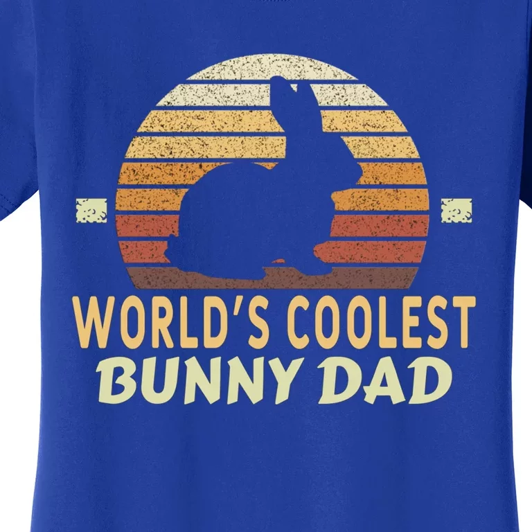 Worlds Coolest Bunny Dad Pet Cute Rabbit Gift Women's T-Shirt