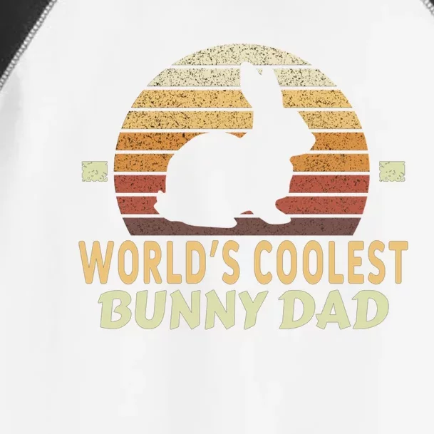 Worlds Coolest Bunny Dad Pet Cute Rabbit Gift Toddler Fine Jersey T-Shirt