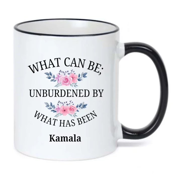 What Can Be; Unburdened By What Has Been Kamala Vote Design Black Color Changing Mug