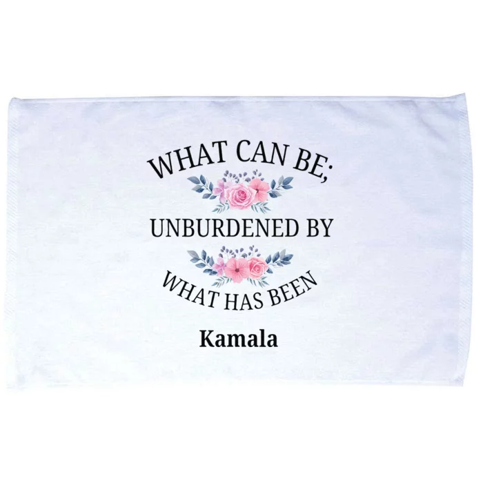 What Can Be; Unburdened By What Has Been Kamala Vote Design Microfiber Hand Towel