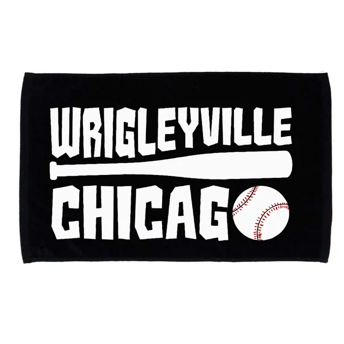 Wrigleyville Chicago Baseball American Microfiber Hand Towel