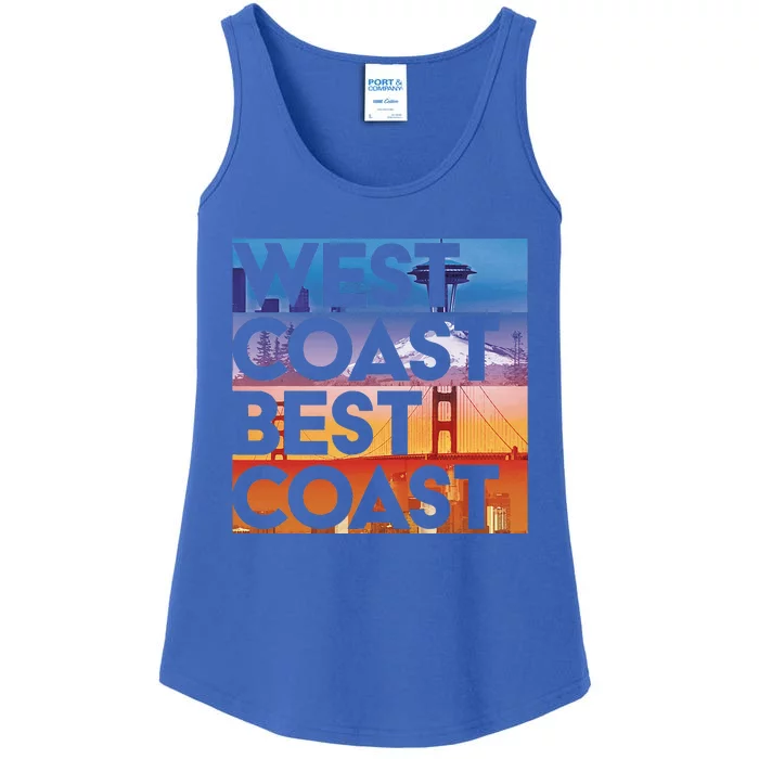 West Coast Best Coast Seaposfla Ladies Essential Tank