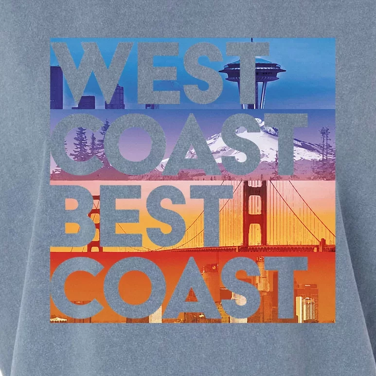 West Coast Best Coast Seaposfla Garment-Dyed Women's Muscle Tee