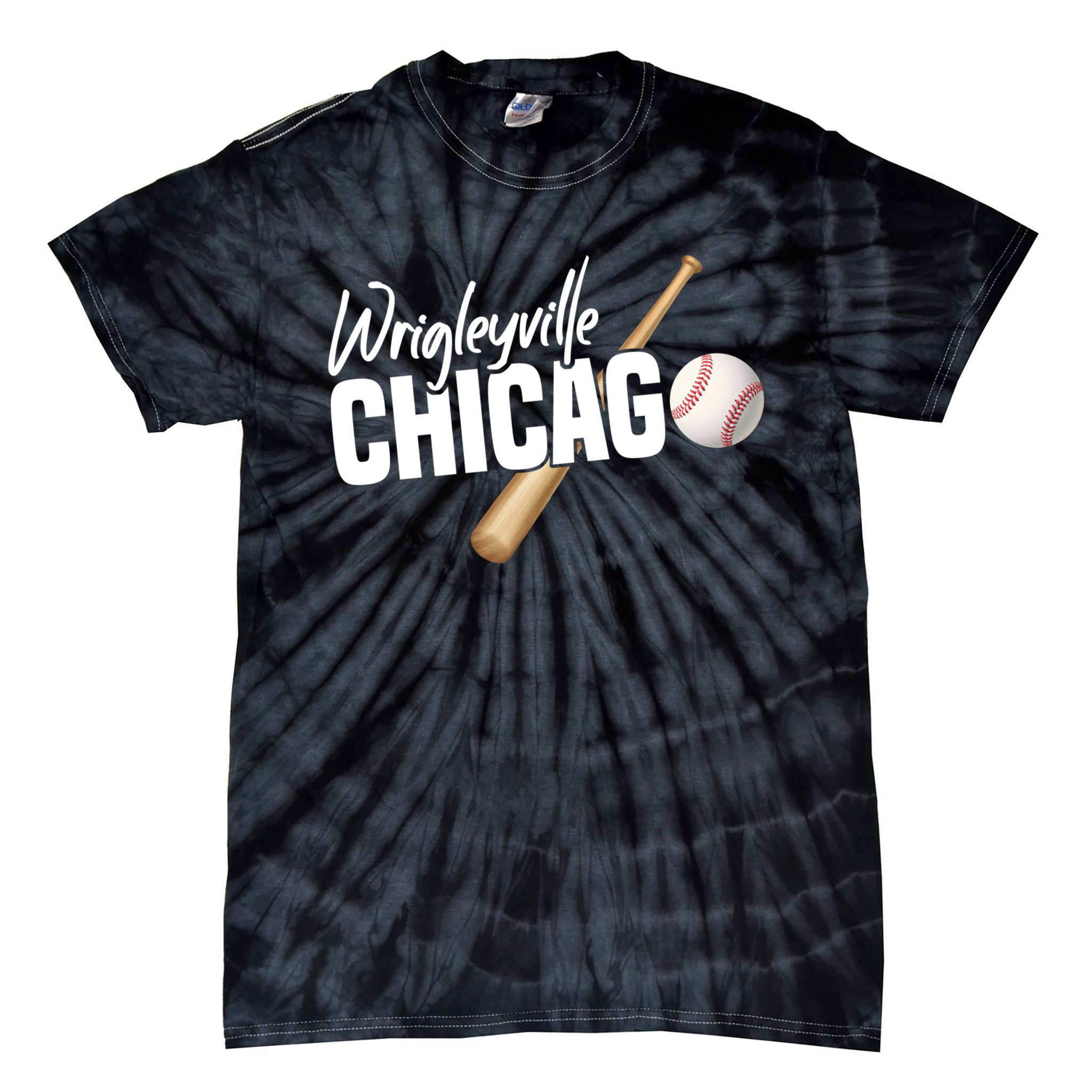 Chicago Cubs Baseball Tie Dye T-Shirt – Wrigleyville Sports