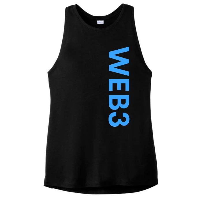 WEB3 Crypto Blockchain NFT Internet3.0 DeFi Metaverse Web3.0 Ladies Tri-Blend Wicking Tank