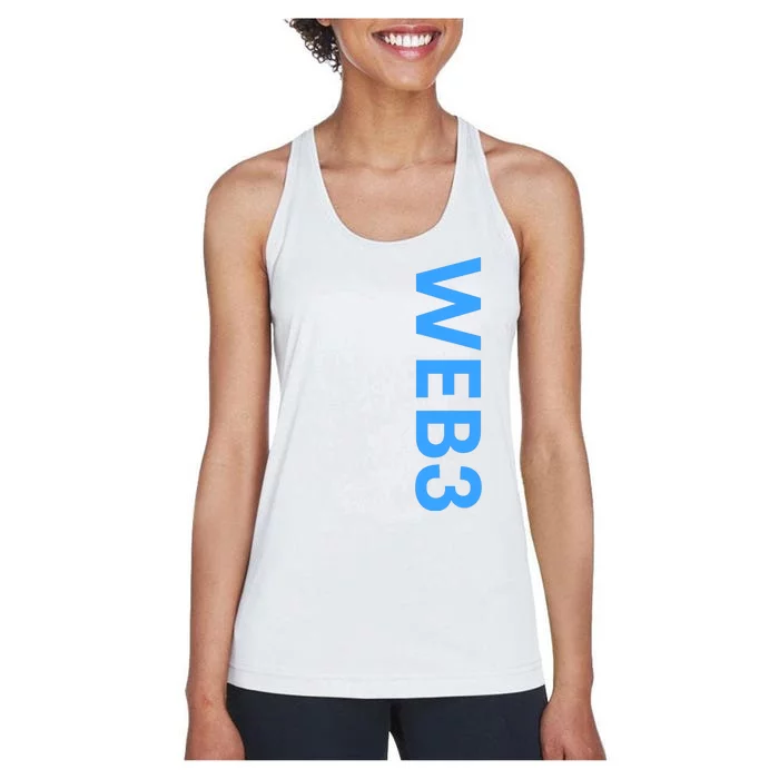 WEB3 Crypto Blockchain NFT Internet3.0 DeFi Metaverse Web3.0 Women's Racerback Tank