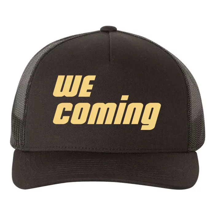 We Coming Buffaloes Football Yupoong Adult 5-Panel Trucker Hat