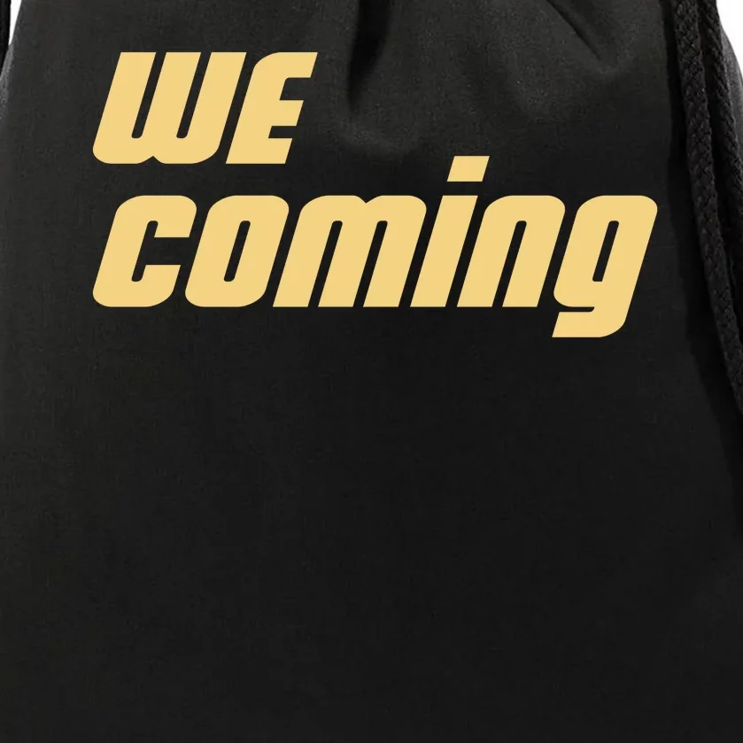 We Coming Buffaloes Football Drawstring Bag