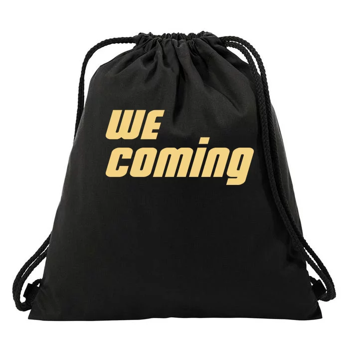 We Coming Buffaloes Football Drawstring Bag