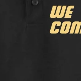 We Coming Buffaloes Football Dry Zone Grid Performance Polo