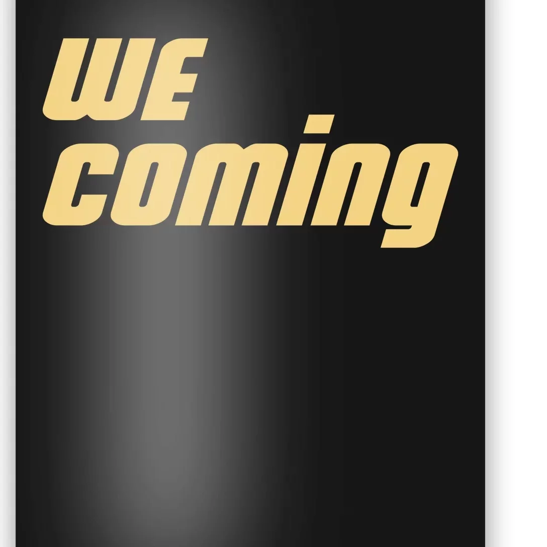 We Coming Buffaloes Football Poster